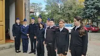 г.Георгиевск. Пост №1 - почётный караул у Вечного огня.Школа №5.