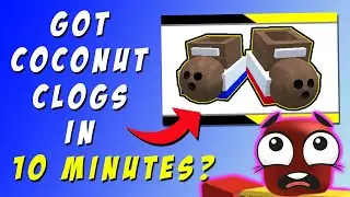 😮How I Got The 'COCONUT CLOGS' in 10 Minutes!? | Bee Swarm Simulator - Roblox
