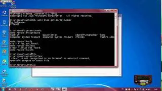 How to check serial number in windows 7