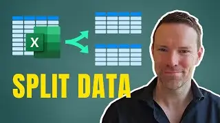 EASY way to split data into separate sheets in Excel