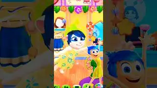 Inside-Out 2 Joy Vs Anxiety 💛💙🤍🧡 #insideout2 #joy #anxiety #mytalkingangela2 #gaming #cosplay #meme