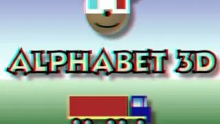 Children's: Alphabet 3D - Red / Cyan Anaglyph