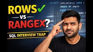 Most Confusing SQL Window Function Explained (ROWS vs RANGE)