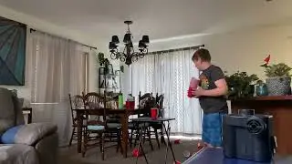 Cup trick shots for the first time