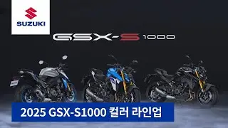 2025 스즈키 GSX-S1000 컬러 라인업