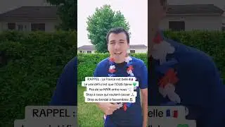 RAPPEL : La France est belle 🇫🇷 Le vrai défi c'est que TOUS l'aime 💚 Pas de se HAÏR entre nous 🕊