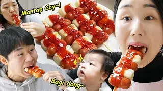 LARISSS!! Jajanan Korea yg pakai saus magis dari Indonesia!