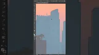 Using pen 🖋️ tool to get the concept from the image 🏫 | #adobeillustrator | #graphicdesign | #shorts