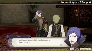 [FE: Three Houses] Lorenz & Ignatz All Support Conversations