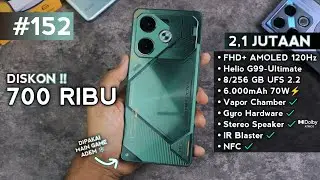 BARU RILIS DISKON 700 RIBU! - Unboxing TECNO POVA 6 + Gaming Test
