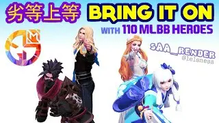 [MLBB ANIMATION] ALL 110 HEROES DANCE for Mobile Legends 5th Anniversary (劣等上等 BRING IT ON)
