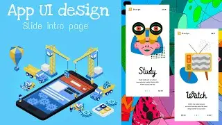 UI design#1: Sliding intro page design