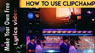 How To Make Text Video In Clipchamp & How To Use Clipchamp In Hindi || Theofficialkrish