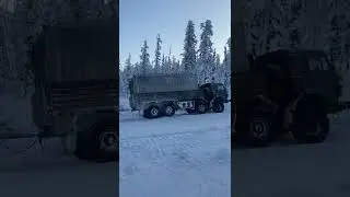 Зимник Эвенкия. Дорожники Экспедиция