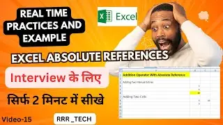 How to Add Using Absolute References in Excel | Lock Cell Values for Accurate Calculations | #Excel