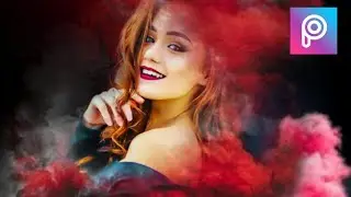 Smoke Effect Photo Editing By Using Picsart