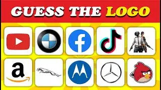 Guess the logo in 3 seconds..! | 100 famous logos | Logo quiz 2024