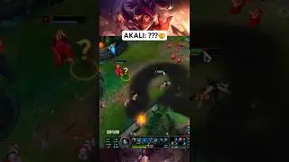 FIZZ ENSINANDO À AKALI INIMIGA JOGAR! 😬 LEAGUE OF LEGENDS #shorts