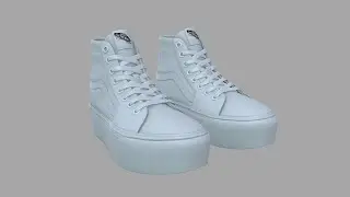 PBR 3Dmodel  Shoes Testing WebAPP three.js and Babylon.js