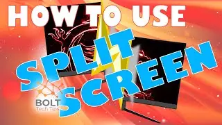 How to use Split Screen to work on 2 documents at once. Dual screen on one monitor in Windows 10.