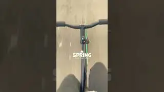 Spring ride vibes under the cherry blossoms!🌸#fixiebike #trackbike #singlespeed #fixiegear