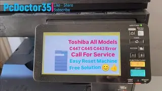 TOSHIBA C447 C445 C443 ERROR EASY FIX SOLUTION