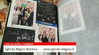 Oglinda Magica Romania - Cabina Foto Magic Mirror Carte de Amintiri - Guestbook Video