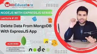 🔴 # 20 Delete Data From MongoDB With ExpressJS Ap  - NodeJS With ExpressJS In Hindi - Asad Mukhtar