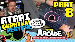 Atari Quantum Arcade Game Restore Part #8 - How to install CPO, Kickplate, Paint Metal and more!