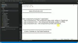 Main component of #angular application Tutorial 4