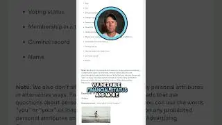 The Misuse of Personal Attributes will Get Ads Rejected