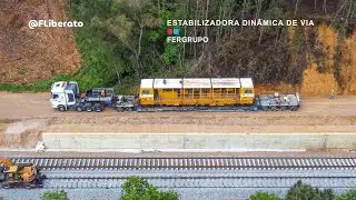 Transporte LASO de Estabilizadora Dinâmica de Via FERGRUPO