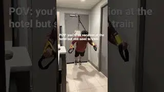 When the TRX comes in handy 😮‍💨 #trxtraining