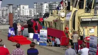 Dopet av bogserbåten Sund av Malmö