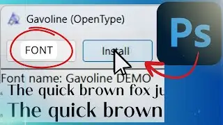 How To Install Fonts in Photoshop | Install New Font Photoshop
