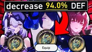 I used Acheron with -94% DEF and everyone became an Erudition character - Honkai: Star Rail