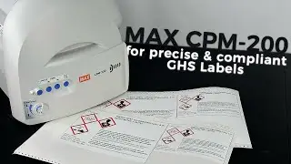 Print & Cut in-house GHS Label Printer by MAX