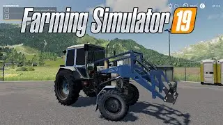 💥МОД на ТРАКТОР МТЗ 82 1 100 для Farming Simulator 19