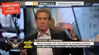 First Take - Pacquiao Defeat of Algieri Help or Hurt Chances for Mayweather Fight?
