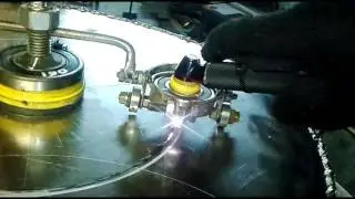 Цыркуль для плазмореза в работе