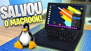 LINUX SALVOU o MACBOOK BARATO de R$450! Veja o DESEMPENHO