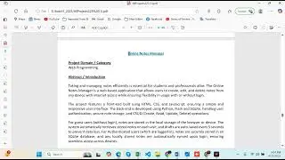 Online Notes Manager 