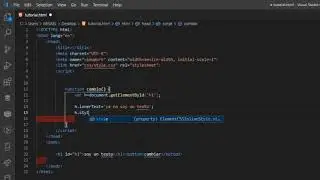 Como cambiar HTML con JavaScript