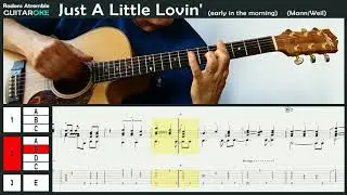 Just A Little Lovin' - (Mann/Weil) - Ted Greene - Guitar Tabs & Score
