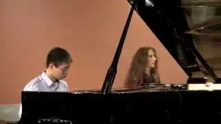 Marjorie Janove and Student Jim Yang, Beethoven Piano Concerto No 3, in C major, 1st mvt.