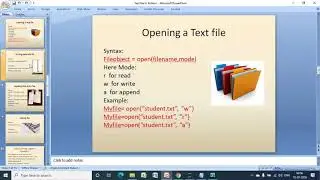 Text File Handling in Python