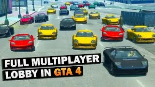 Incredible FULL 32-PLAYER LOBBY in GTA 4 Multiplayer on PC (GFWL)