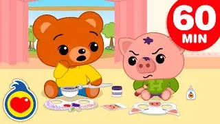 🐥 Plim Plim ♫ CARTOONS for Kids ♫ Full Episodes ♫ Funny Masks (60+ Min)