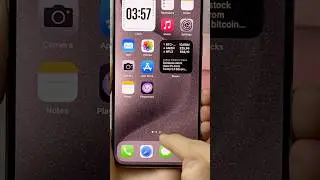 How to remove SEARCH on iPhone Home Screen 