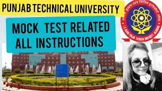 mock test notice ptu | latest notice ptu |punjab technical university| 
